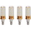 HUAMu E14 Lampadine LED a candela 9W, equivalenti a lampadine alogene da 90W, luce bianco neutro da 4000K, a risparmio energetico, no sfarfallii, non dimmerabile, 900lm, CA 175-265V, confezione da 4