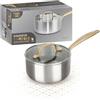 KASANOVA Casseruola 16 cm triplo strato Tri Ply - Gold con coperchio