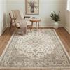 BEIMO Tappeto Salotto Pelo Corto Vintage, Tappeto Camera Da Letto, Tappeti Antiscivolo Lavabile, Grande Tappeti Persiano per Cameretta, Soggiorno, Sala, Scendiletto, Beige Marrone, 160x230cm