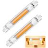 Dvnoua R7S LED 118mm Dimmerabile 30W, Lampadina LED R7S 118mm Equivalente a 300W Lampada Alogena, Bianco Caldo 3000K, 3000LM, Nessun Sfarfallio, Casa/Illuminazione Esterna, 2 Pezzi