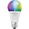 LEDVANCE Lampadina LED SMART+ WiFi Classic Multicolore a forma di A, LED, finitura opaca, 9 W (equivalente a 60 W), 806 lm, RGBW, temperatura di colore da 2700 a 6500 K, Wi-Fi, compatibile con altoparlanti smart, dimmerabile, confezione da 3