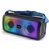 INOVALLEY Altoparlante Bluetooth INOVALLEY HP345-B, 10 W, LED, Bluetooth V5.3, TWS, FM, USB, Micro SD, AUX-IN