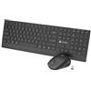 Natec Set 2 in 1 NATEC STINGRAY 2: tastiera + mouse wireless con rotellina inclinabile (versione USA) - Tastiera