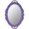 YCHMIR Specchio da parete ovale, 36 x 25 cm, stile vintage, colore: viola