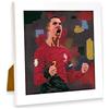 LAISU Pittura diamantata con cornice per adulti, adolescenti, principianti e bambini dai 6 anni in su, 20 x 20 cm, CR7 5D, set fai da te per ragazzi e ragazze