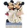 Enesco Disney Tradition 4033282 Topolino & Minnie Resina, Design di Jim Shore, 17 cm