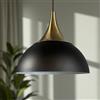 bamyum Yimpi Lampada a Sospensione Soggiorno Ø30 cm, E27 Pranzo in Metallo, Decorativa da Cucina, Moderna a Ciliegia Nero