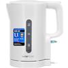 Clatronic Bollitore Clatronic 1L | 900W | Senza BPA | Comando con una sola mano | Indicatore del livello dell'acqua | Bollitore | Protezione contro il surriscaldamento | WK 3834 bianco