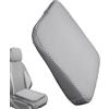Yoselumin Cuscino Auto Guidatore - Cuscino Sedile Auto in Memory Foam, Cuscinos Ergonomico Inclinato Delicato Cuneos- Semplice & Traspirante & Imbottito per Guidatori Di Piccola Statura