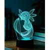 BIRBANN Lampada 3D Axolotl, Lampada LED Comodino Intelligente 7 Colori, Luce Notturna Adolescente Decorativa Per Camera Da Letto, Regalo Compleanno Per Ragazzi E Ragazze