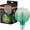 OSRAM Lamps Lampada LED Vintage 1906 Vetro Verde, 4.5W, 180Lm, Forma Globo con Diametro 124 mm e Attacco E27, Luce Bianca Calda, Filamento a Spirale, di Mmerabile, Durata Fino a 15.000 Ore