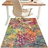 Atemrdsye Tappeto Sedia Ufficio Tappeto Salvapavimento 60 x 70 cm Antiscivolo Ufficio Protettore del Pavimento Tappeto per Sedia con Ruote Tappeto Sedia Gaming Pavimenti per Parquet e Pavimenti Duri