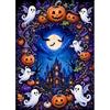 MEIYUDA Halloween Diamond Painting Fantasma, 5D Diamond Painting Kit Completo, 5D Pittura Diamante Kit Ricamo a Punto Croce Artigianale Per La Decorazione Della Parete Di Casa 30x40cm