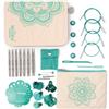KnitPro Set di ferri intercambiabili Mindful - 7 paia di ferri circolari da 10 cm con accessori Set Mindful Grace per principianti, professionisti e set regalo