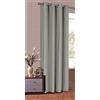 Gardinenbox Tenda con passanti, in micro raso, traslucido, tinta unita opaca, grigio chiaro, altezza x larghezza 245 x 140 cm