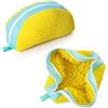 YFaith Lava Scarpe Lavatrice, 2 Pezzi Sacchetto Scarpe Lavatrice, Ciniglia Sacca Scarpe Lavatrice, con Cerniera e Corda per Appendere, Giallo, per Pulire Scarpe da Ginnastica e Scarpe da Tennis