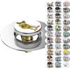 Sanilo Tappi per lavandino pop-up Sanilo | tanti belli tappi pop-up universali con motivi, piletta di scarico con sifone (Froggy)