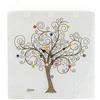 Sospiri Venezia Orologio da Parete Vetro Murano Meccanismo Silenzioso Decorato Murrine e Foglia Oro Idea Regalo Realizzato a Mano Made Italy (Bianco 29x29 cm)