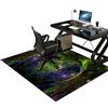 Tkuhknag Tappeto per Sedia Gaming, Tappeto Sedia Ufficio Antigraffio, Tappeto per Sedia con Ruote, Tappeto Salvapavimento Protezione Parquet, Tappetino Protettivo Resistente per Pavimenti Duri 120 x 150 cm
