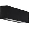 Lucande Applique LED da esterni (Moderno) colore Nero, in Alluminio lampadina inclusa applique lampada outdoor per facciata/parete terrazzo e