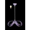 Generic ORALAMP Lampadario a Sospensione Stile Moderno in Ferro Vari Colori, Lampadario per Cameretta, Camera da Letto, Soggiorno 084/1/IG (Viola)