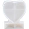 Zngou Uowan, stampo in resina con cornice a forma di cuore, cornice per foto, in resina, per realizzare cornici fotografiche in resina epossidica, cornice in silicone, per colata in resina