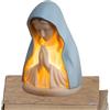 Generico Lampada Notturna Religiosa - Statua Luminosa della Sacra Vergine Maria,Da Scrivania Con Luce Morbida Per Protezione Oculare Per Camera Dei Bambini, Angolo Lettura, Casa, Cucina, Stanza Di Preghiera