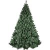 Megashopitalia Albero di natale Pino 150 180 210 230 270 CM SUPER FOLTO REALISTICO VERDE NATALE (240CM)