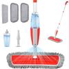 Zhufas Scopa Lavapavimenti a Spruzzo Mocio Lavapavimenti, Scopa Lavapavimento Spray Mop Lavapavimenti Microfibra Mop Pavimenti Professionale con 4 pad lavabili e 1 flacone ricaricabile per tutti i pavimenti