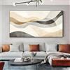 SKOEUI Quadro su Tela Linea Ondulata Astratta Idea Regalo | Quadri Moderni Soggiorno Paesaggio Minimalista Pittura Decorativa per Arredo Casa e Ufficio 60x120 cm Senza Cornici