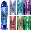 YAKii Lampada LED Tornado da 10,5 pollici che cambia colore, funzionamento a batteria/cavo USB, blu