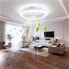 Bellanny Ventilatore da Soffitto con Luce e Telecomando, Ø47CM 65W LED Plafoniera con Ventilatore | 3000K-6500K Dimmerabile, 6 Velocità,Timer,Memoria, Ceiling Fan Light per Soggiorno, Camera da Letto