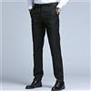Pantaloni A Vita Alta Eleganti Per Ufficio Uomo, Slim Fit, Gamba Dritta