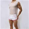 Da Uomo senza Maniche T-Shirt Rete Stretch Gilet Maglietta Traspirante A