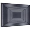 MuchoWow© Pannelli Pannello Fonoassorbente 120x80 cm Decorativi Insonorizzanti Decorativo Parete Fonoassorbenti Design Fonoisolanti Insonorizzazione Stanza Linee - Ipnotizzante - Nero