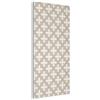 MuchoWow© Pannello Decorativo Parete Pannelli Fonoassorbenti Per Pareti 100x200 cm Acustici Decorazioni Casa Design Isolante Acustico Fonoisolanti Fonoassorbente Motivo - Simmetrico - Beige