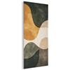 MuchoWow© Quadri Fonoassorbenti 100x200 cm Pannello Fonoassorbente Decorativi Isolamento Acustico Pannelli Acustici Insonorizzazione Stanza Insonorizzanti Forme - Giallo ocra - Astratto