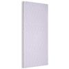 MuchoWow© Pannello Decorativo Parete Pannelli Fonoassorbenti Per Pareti 100x200 cm Acustici Decorazioni Casa Design Isolante Acustico Fonoisolanti Fonoassorbente Lilla - Puntini - Bianco