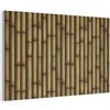 MuchoWow© Decorazioni Casa 120x80 cm Pannelli Acustici Fonoassorbenti Parete Pannello Fonoassorbente Decorativo Insonorizzanti Per Pareti Isolante Acustico Intemperie - Bambù - Marrone