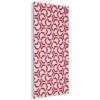 MuchoWow© Pannelli Fonoassorbenti 100x200 cm Decorativi Pannello Fonoassorbente Quadri Insonorizzanti Per Pareti Isolamento Acustico Decorativo Isolante Rosa - Rosso - Geometrico - Motivo