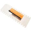 Generic Frattazzo Dentato Preciso, Stile A | Frattazzo con Manico in Legno, Resistente, Attrezzo, per Ristrutturazione, Muratori