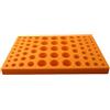 Helilyco PP ER25 Collet Holder Box 75 fori Workshop Rack (75 fori pinza) | 80 slot precisi, veloci per fibbie di giunzione, adatto per ER25/ER32, PP resistente, organizzazione officina