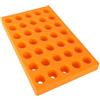Helilyco PP ER25 Collet Holder Box 75 fori Workshop Rack (ER32) | 80 slot precisi, veloci per fibbie di giunzione, adatto per ER25/ER32, PP resistente, organizzazione officina