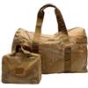 ALVIERO MARTINI 1a CLASSE Borsone da viaggio con pochette in tessuto stampato con cartina geografica Geo Soft, manici in nastro con logo 1AClasse, targhetta frontale, pochette coordinata, chiusura con