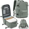 SZLX Zaino Ryanair 40x30x20 Sottovuoto Bagaglio a Mano 40x20x25 Donna Zaino da Viaggio 40x30x20 Wizzair Borse da Cabina per Easyjet 45x36x20 Uomo per Laptop 14 Pollici con Porta USB e Porta Scarpe