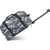 KINSTON Borsa da Viaggio Trolley - Borsa con Ruote e Manico Telescopico, Scomparto Principale Capiente e Tasca Laterale con Cerniera - Bagaglio a Mano Ideale per Viaggi e Weekend - Motivo geometrico L