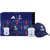 adidas, Cofanetto Regalo UEFA Champions League Pro Player, Eau de Toilette 100 ml e Cappellino Champions League Blu con Visiera