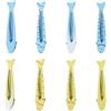 Daleweo 8 Pcs Mollette Capelli Donna Forma Di Pesce, Metallo Fermaglio Capelli Donna, Adatto Per Donne E Ragazze Da Indossare