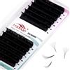 FADVAN Extension Ciglia Easy Fan 0.05mm C Curl 16mm 2D~20D Estensioni Ciglia Ciuffetti Volume Russo Seta Professionale FADVAN(0.05C-16mm) | Fake Lashes Extension Uso Professionale,2D~10D Effetto Naturale,Facili da Applicare