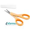 Chicco Forbicine Punte Arrotondate Arancio